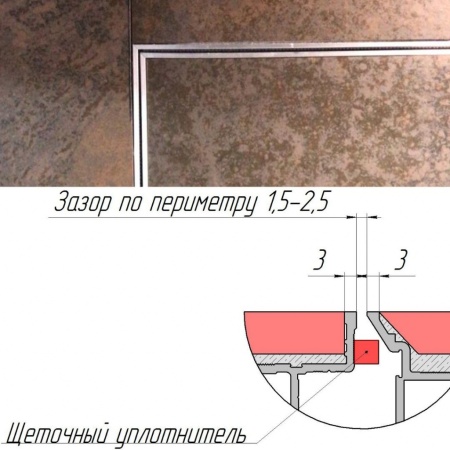Техно под плитку 700*1600п